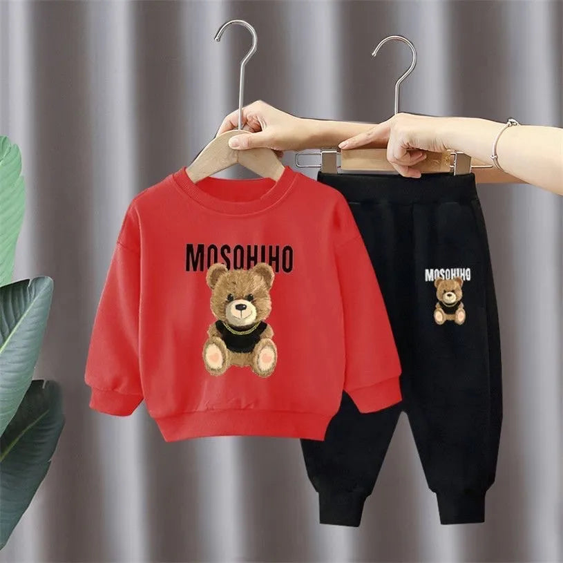 Children Sweatshirt Bear 2pc Set