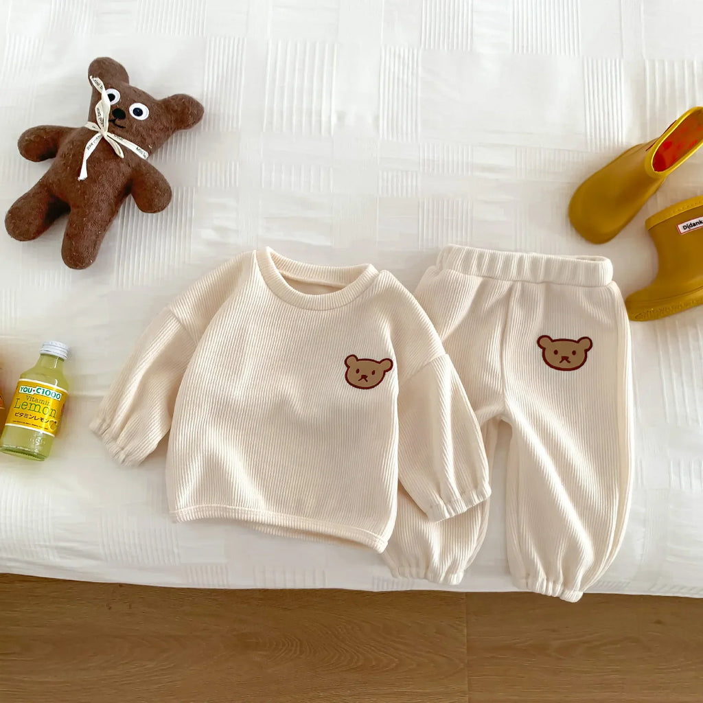 Cute Bear Sweatshirts & Pants 2pc