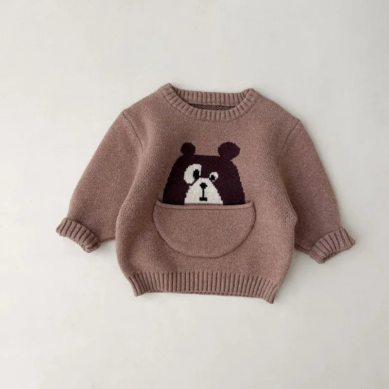 Baby Thicken Sweaters with animal prints