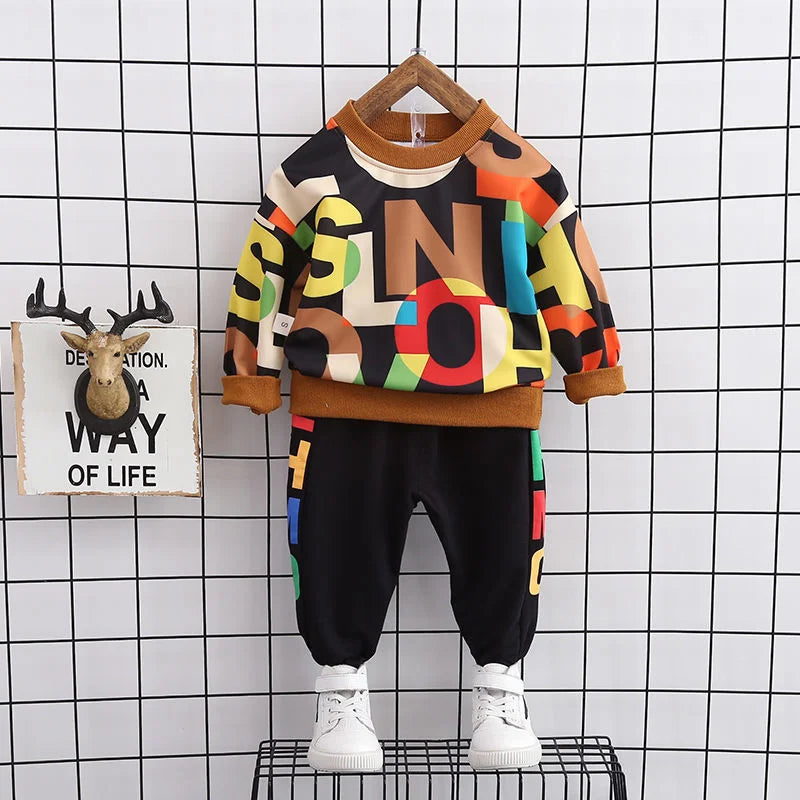 Children Casual hoodie + Pants 2Pcs/Sets