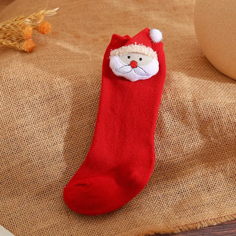 Cute Cartoon Doll Christmas Socks Baby