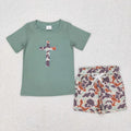 Bunny t-shirt with Camouflage Shorts