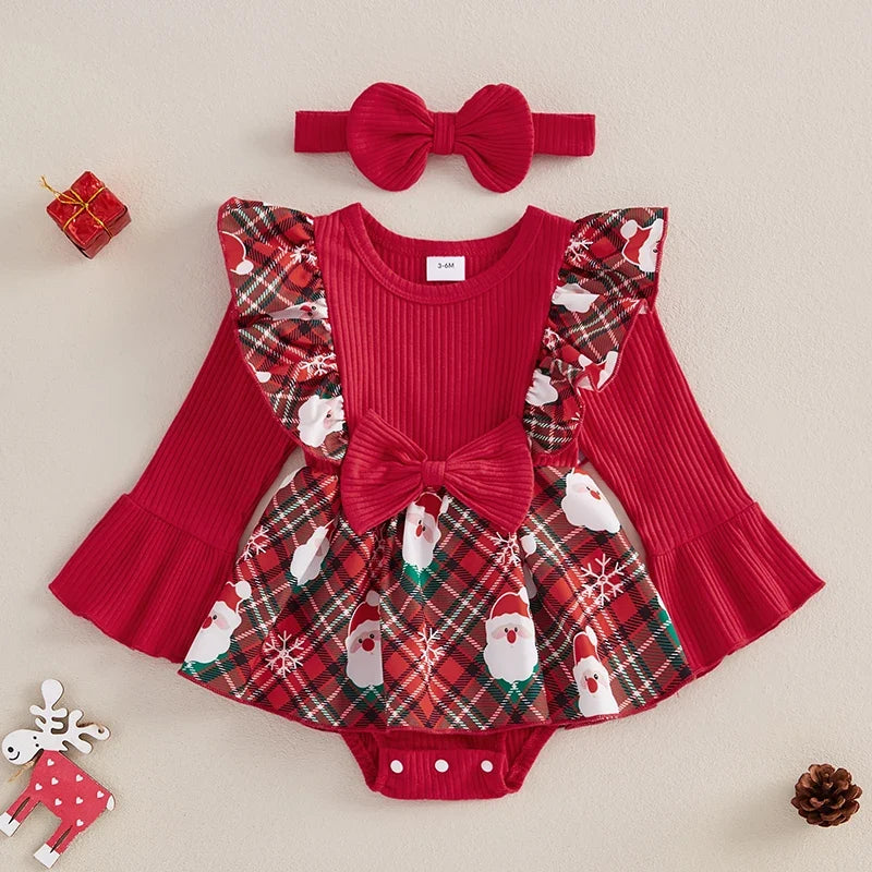 Baby Girl Christmas Bodysuits