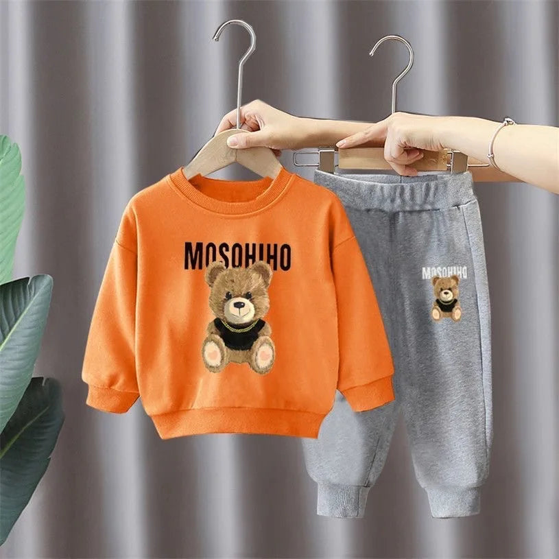 Children Sweatshirt Bear 2pc Set