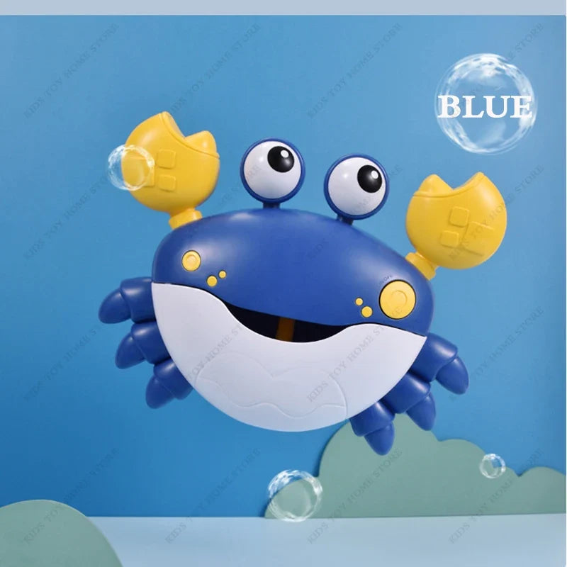 Crab Shaped Baby Bubble Bath Toys with Music Maker for Bathtub Baby Bath Toys Parent Child Toys Bubble Machine During Bath Time