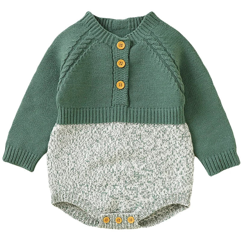 Baby Santa Green Christmas Jumpsuit
