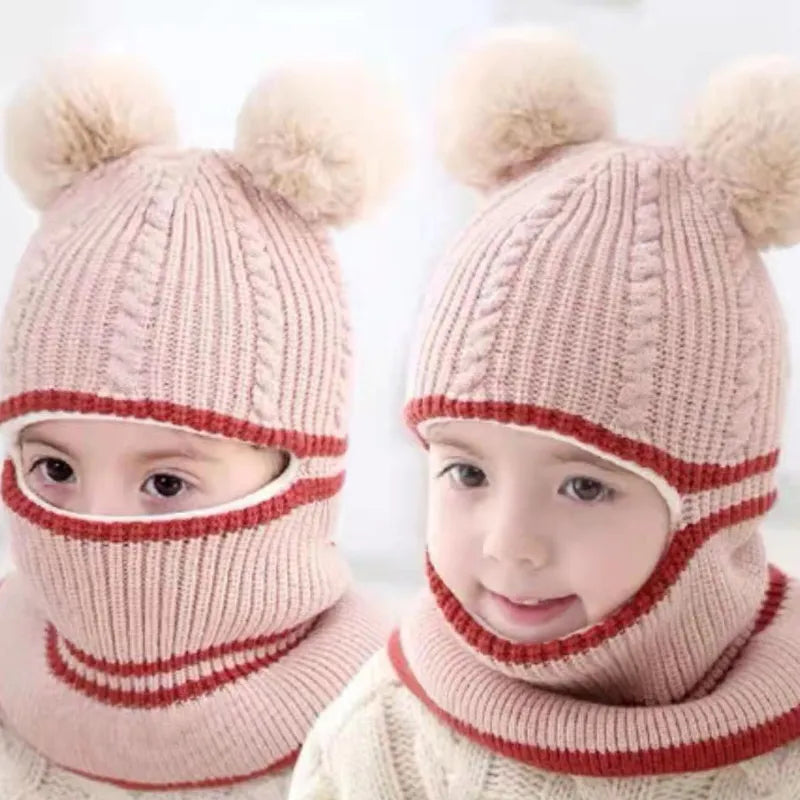 9Baby Hats Scarf One-Piece