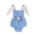 Bunny Romper Rabbit Ear Backless Sleeveless Strap Romper