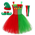 Christmas Girl Dress Baby Santa Claus