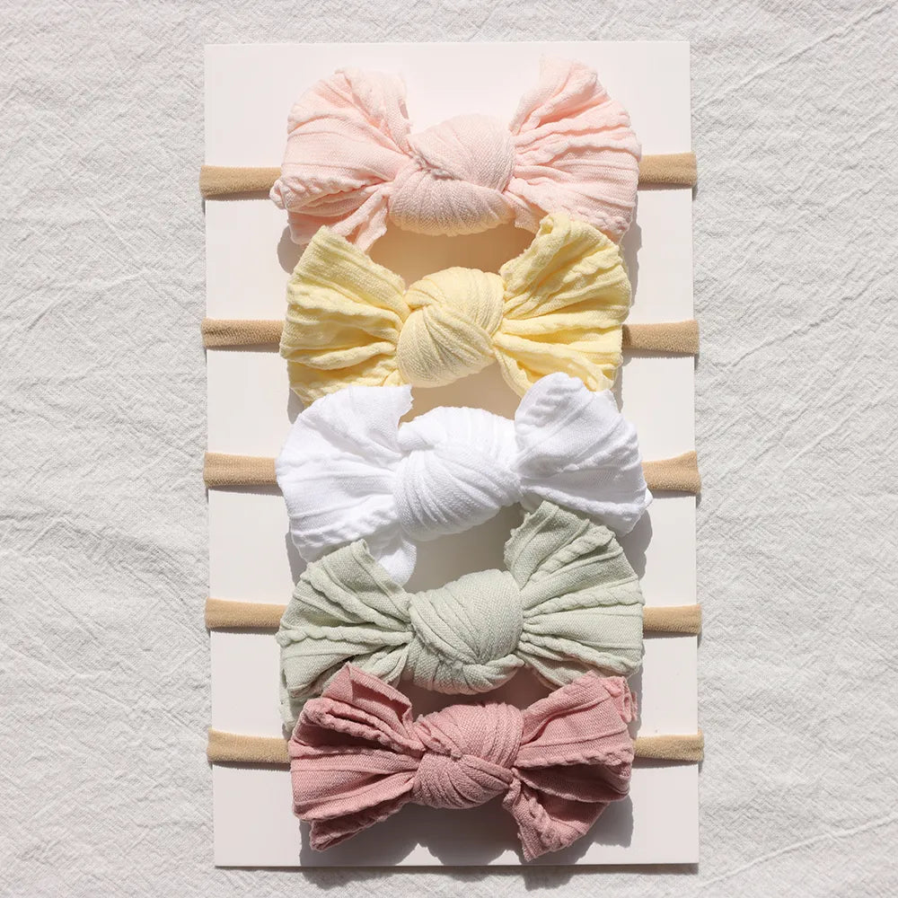 Baby Bow Headband 5Pc Set
