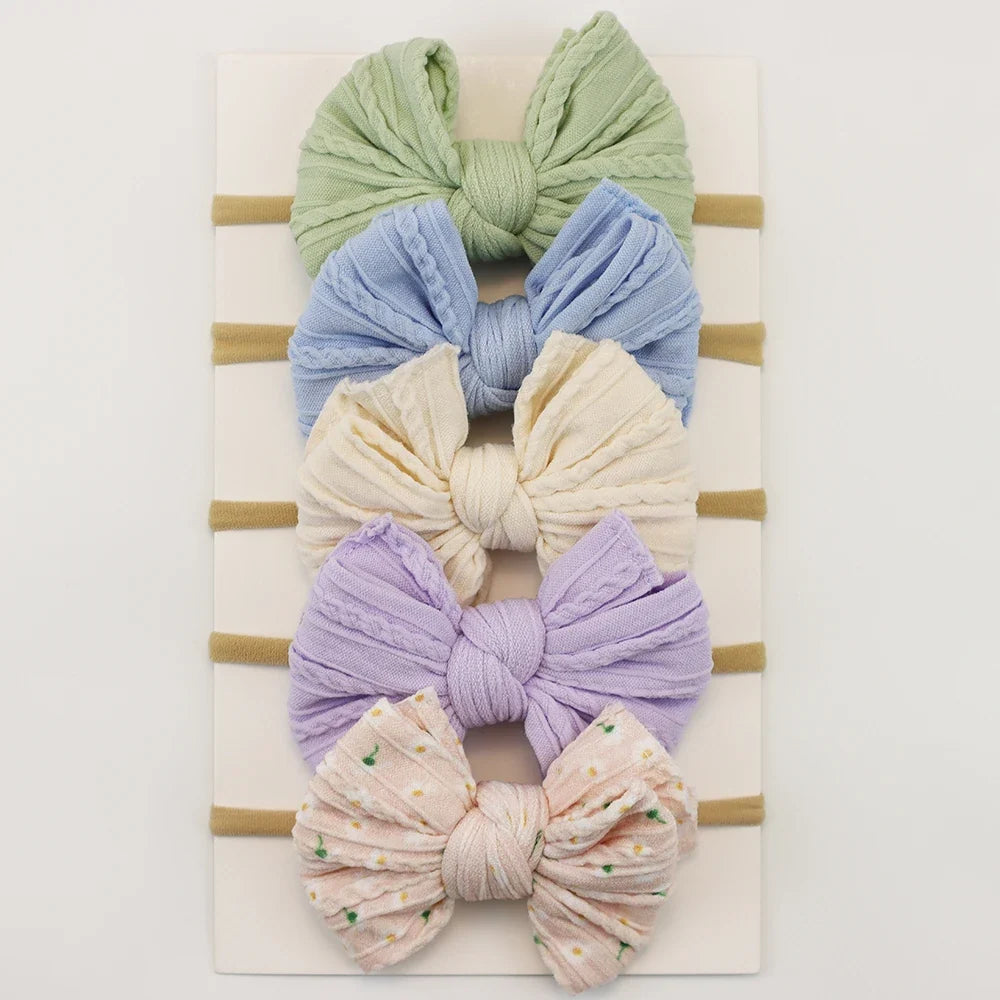 Baby Bow Headband 5Pc Set