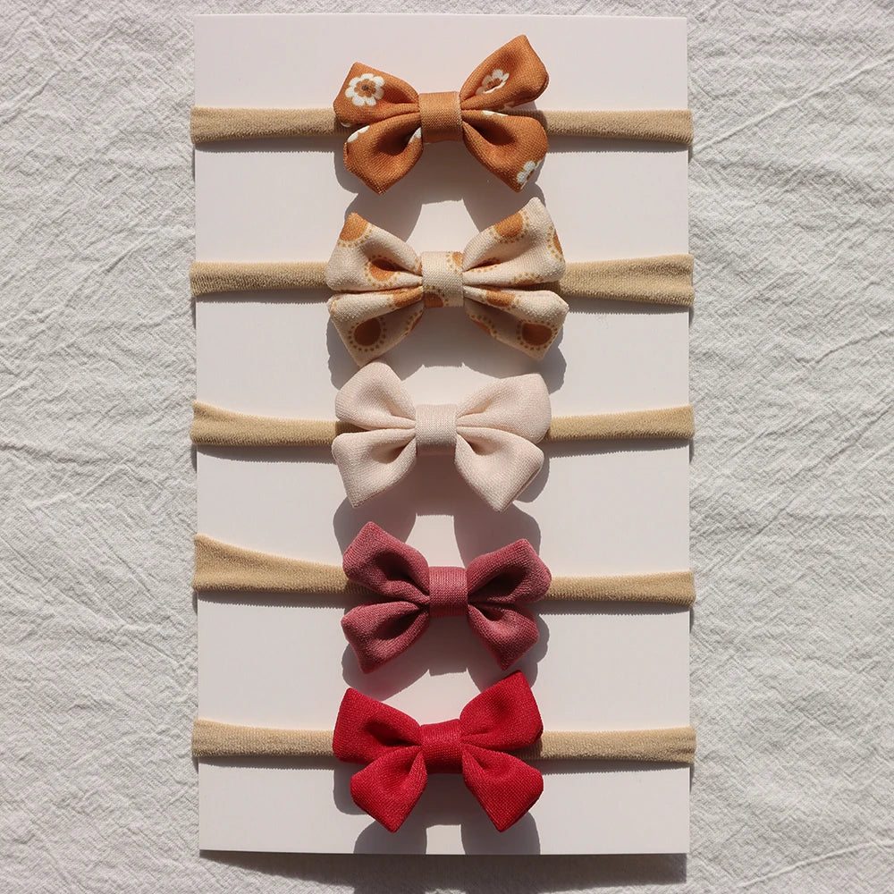 Baby Bow Headband 5Pc Set