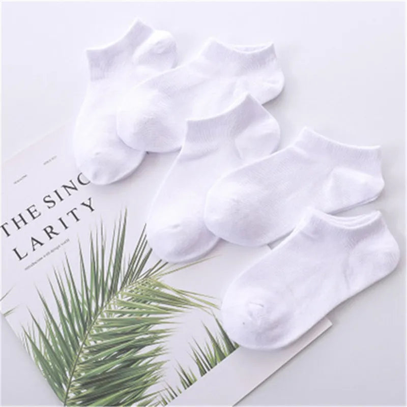 5 Pairs Children Socks Cotton Breathable Mesh