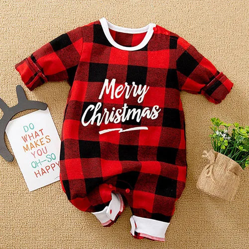 Cozy Baby Christmas Cartoon Hooded Bodysuits