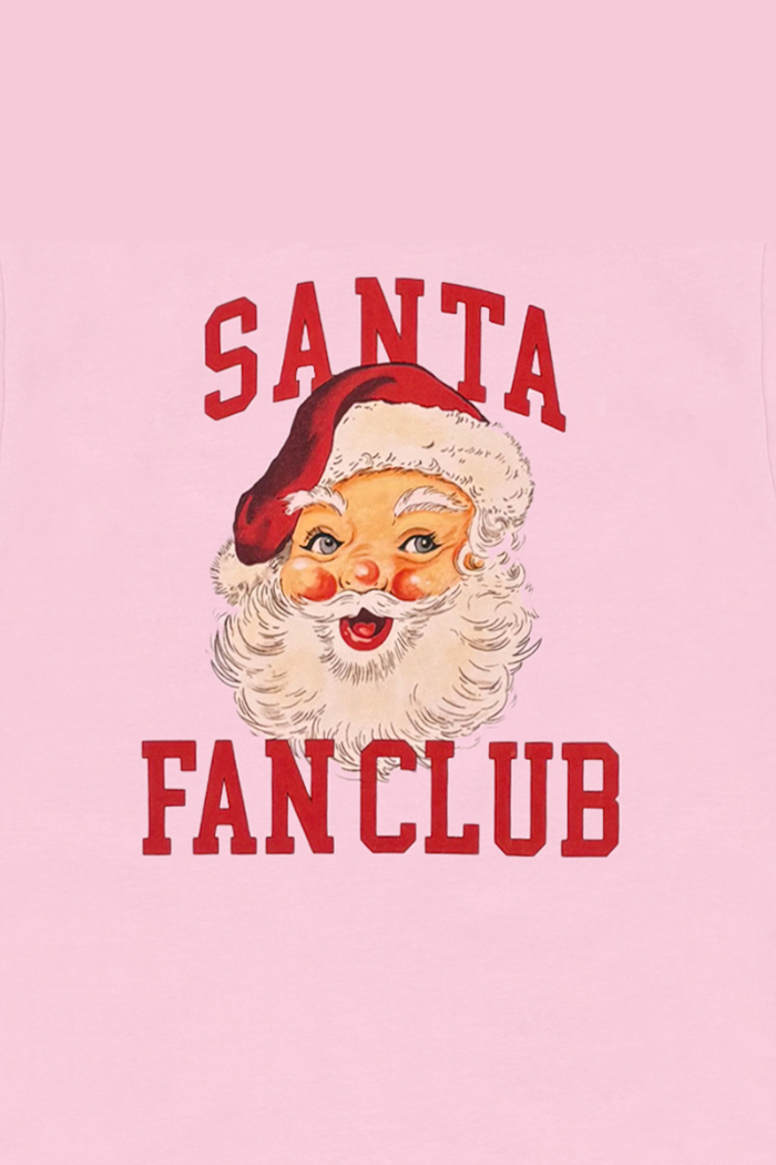 Santa Fan Club Tee - Pink