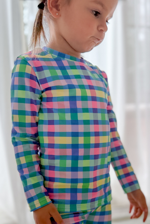 Picnic Check Rash Vest