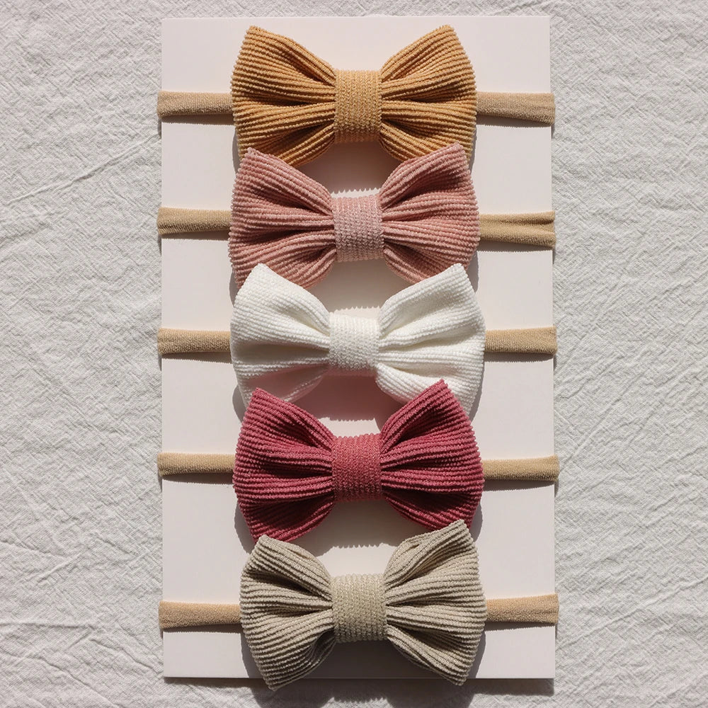 Baby Bow Headband 5Pc Set