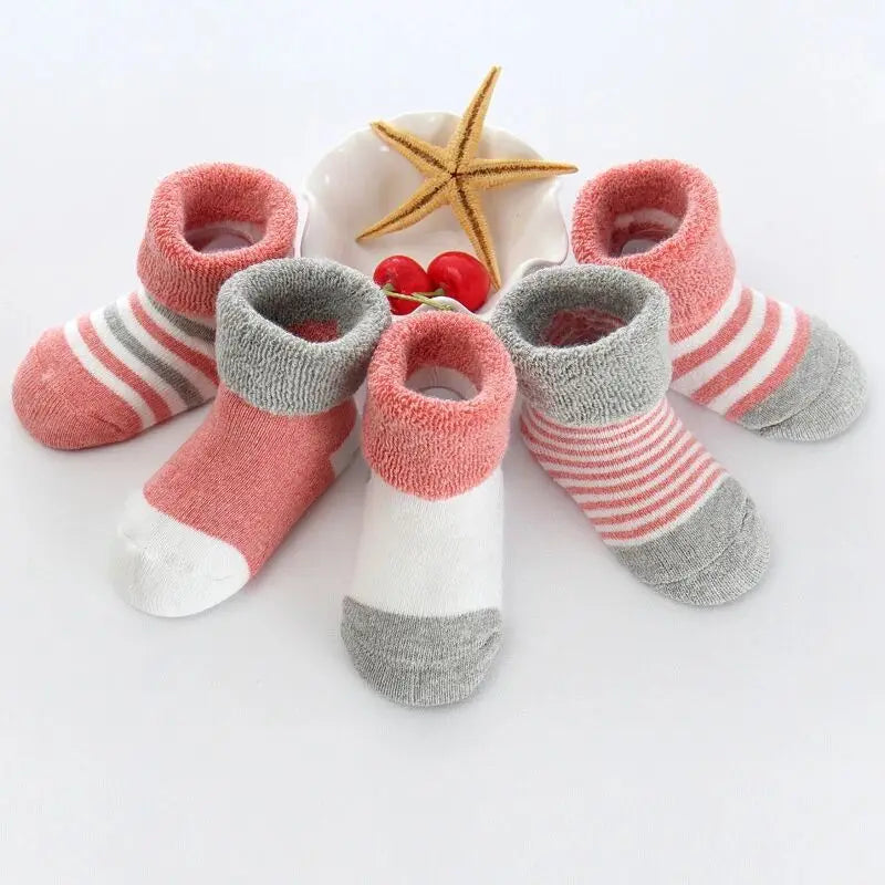 5 Pairs Pattern Color Socks