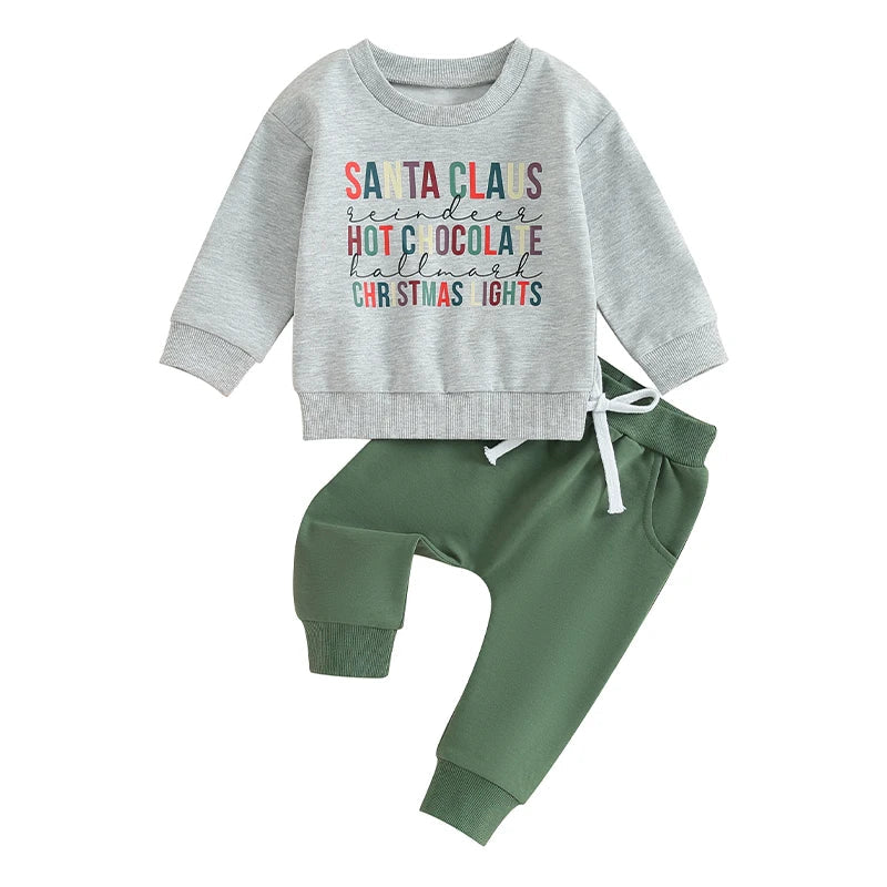 Cookie Eating Crew Infant Baby Christmas Set
