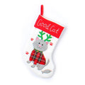 Cute Dogs and Cats Cartoon Christmas Stockings, Pendant, Christmas Tree Gift Bag, Decorative Socks