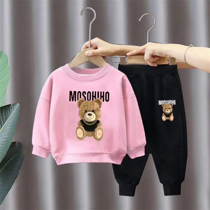 Children Sweatshirt Bear 2pc Set