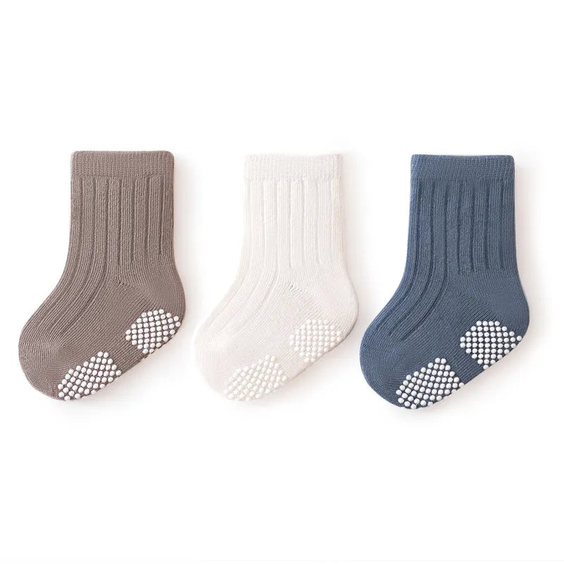 3 Pairs Kids Soft Fashion Cartoon Socks