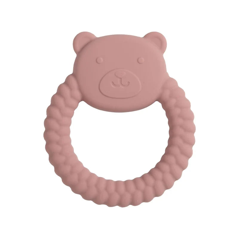 Food Grade Baby Rabbit Silicone Teether