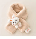 Baby Thick Plush Cross Winter Scarfs
