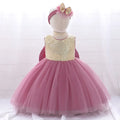 2PCS Princess Christmas Baby Dress