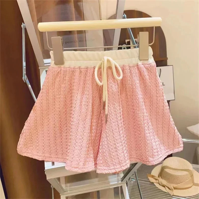 Baby Girls Clothes Set Summer Kids Cute Sweet Short Sleeve Top+Shorts 2Pcs Outfits Children Casual Comforts Sportswear Suits