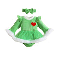 Christmas Newborn Baby Girls Rompers Dress