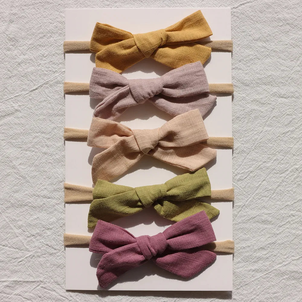 Baby Bow Headband 5Pc Set