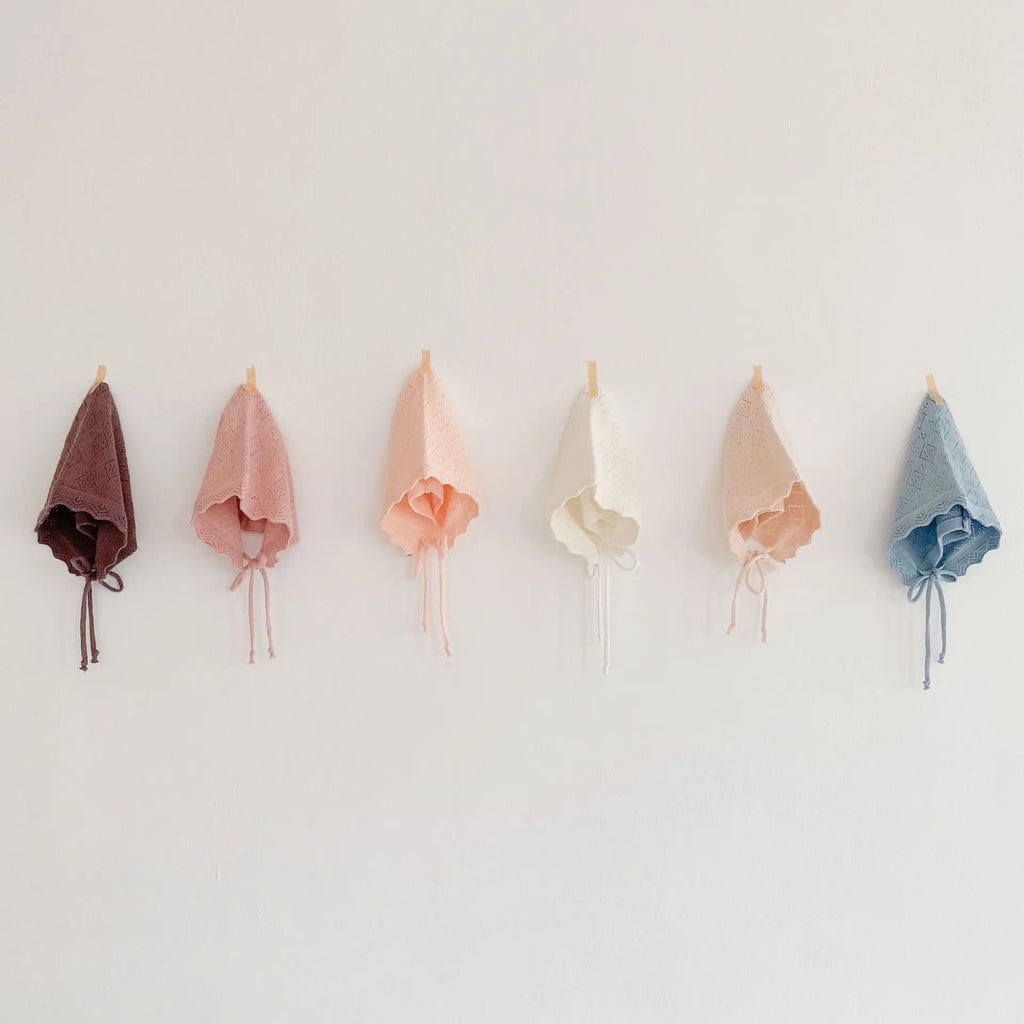 Cotton Soft Baby Bonnet Solid Color