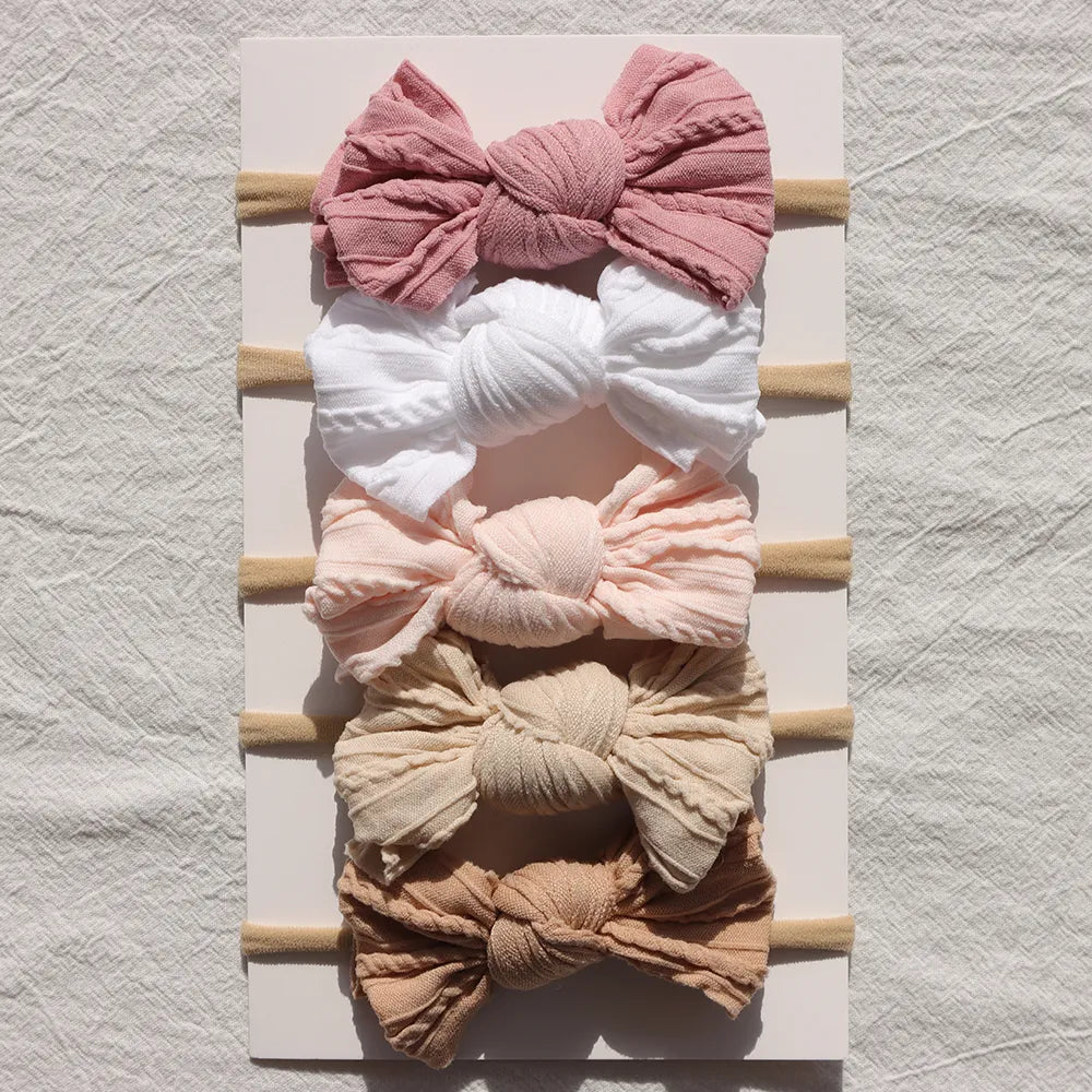 Baby Bow Headband 5Pc Set