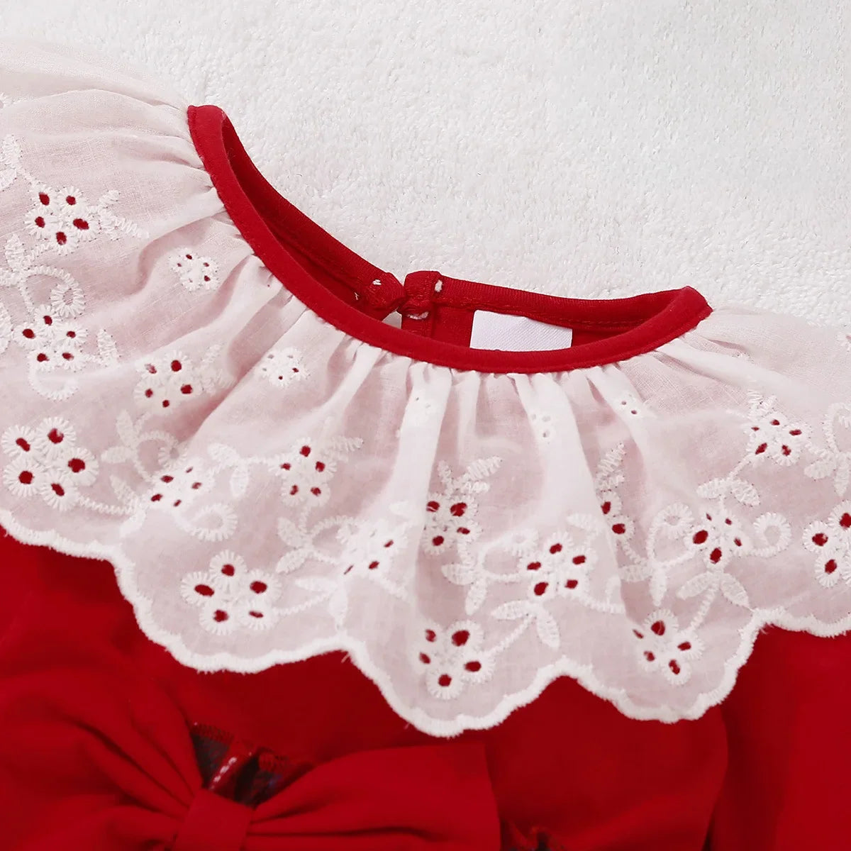 Baby Girl Blossom Bow Christmas Dress