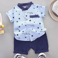Boy's Suit shirt and Shorts 2PCS  Set