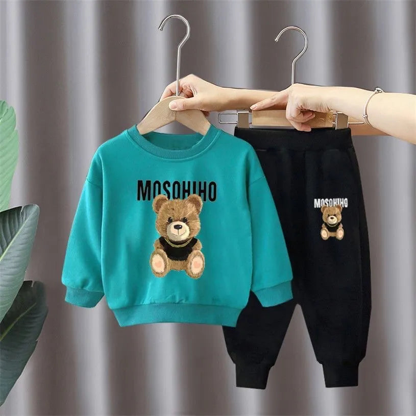 Children Sweatshirt Bear 2pc Set