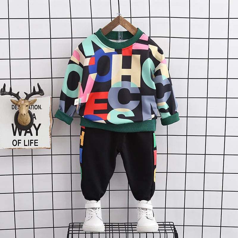 Children Casual hoodie + Pants 2Pcs/Sets