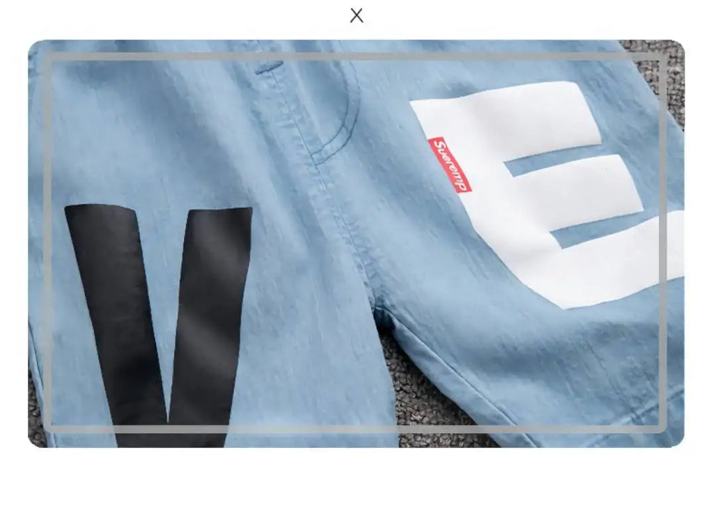 boys Clothing set. short sleeve shirt + shorts