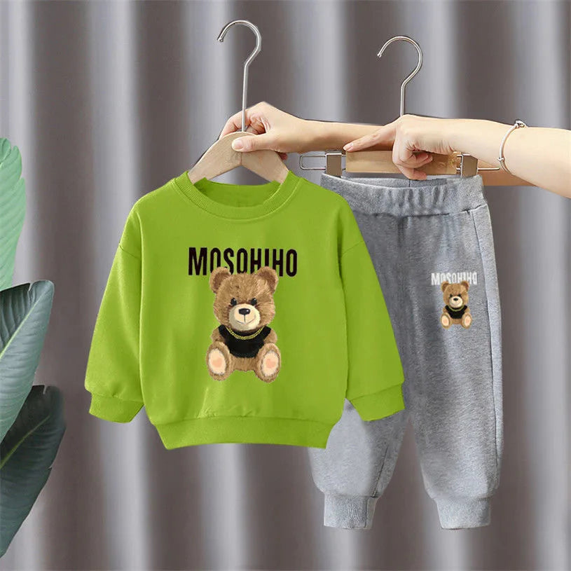 Children Sweatshirt Bear 2pc Set