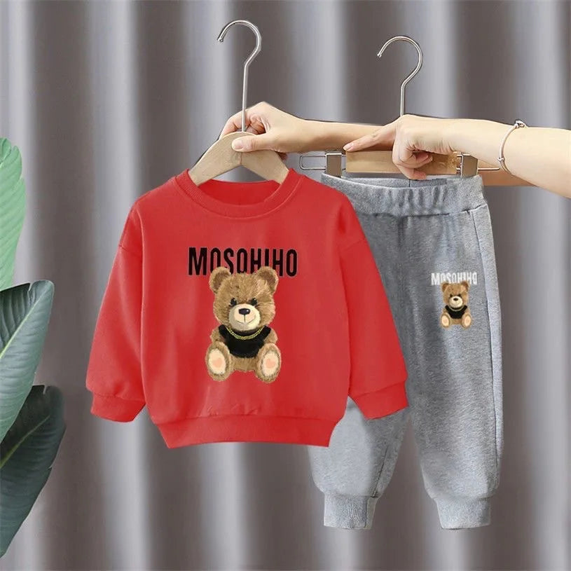 Children Sweatshirt Bear 2pc Set