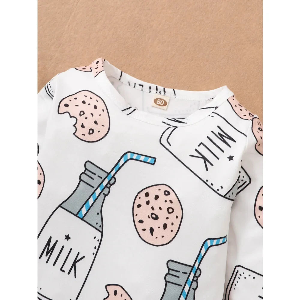 Boy and Girl Romper Long Sleeved Cute Jumpsuit