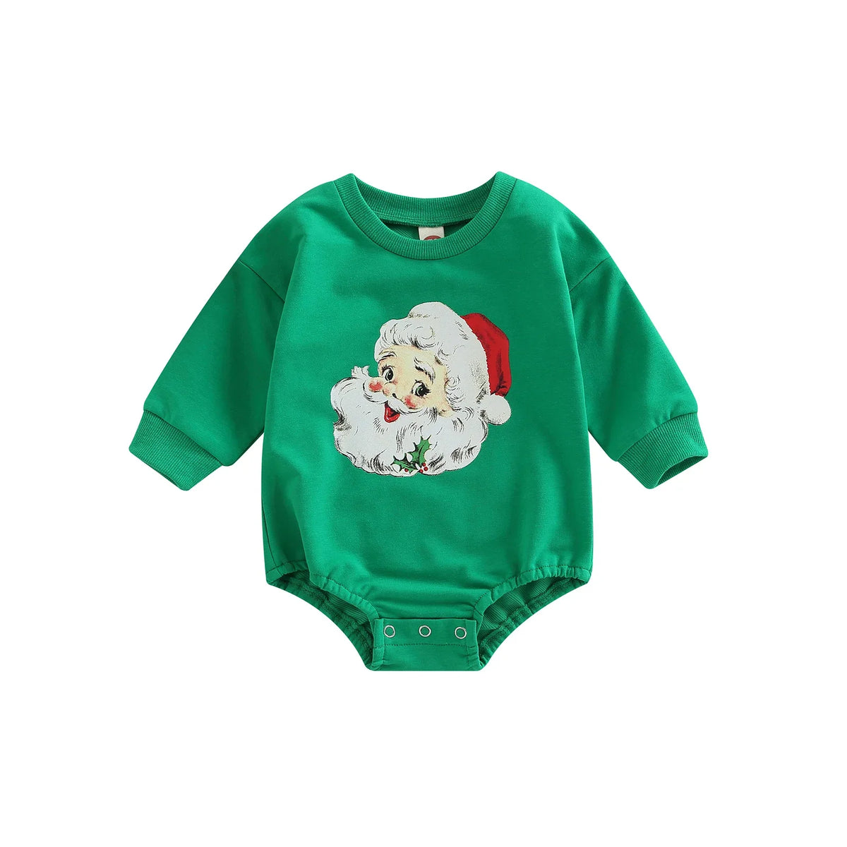 Cartoon Santa Christmas Baby Romper
