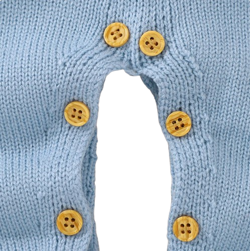 The Alex - Baby Rabbit Knitted Romper Long Sleeve Crew Neck Newborn Boy Girl Outfit