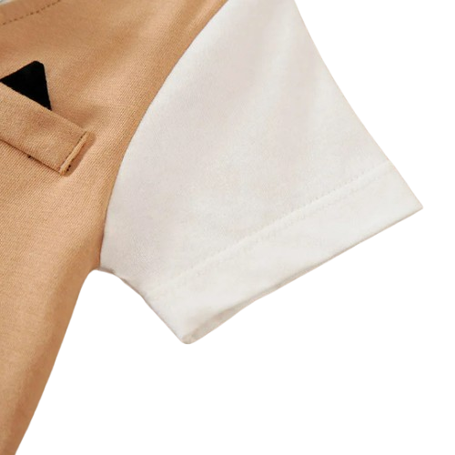 The Carter - Newborn Baby Gentleman Bodysuit – Cotton Short Sleeve Formal Summer Outfit