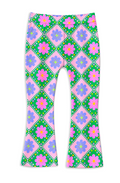 Patchwork Bloom Flared Legging