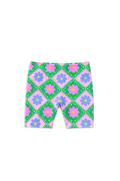 Patchwork Bloom Bike Short