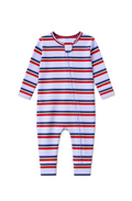 Riviera Stripe Zip Romper