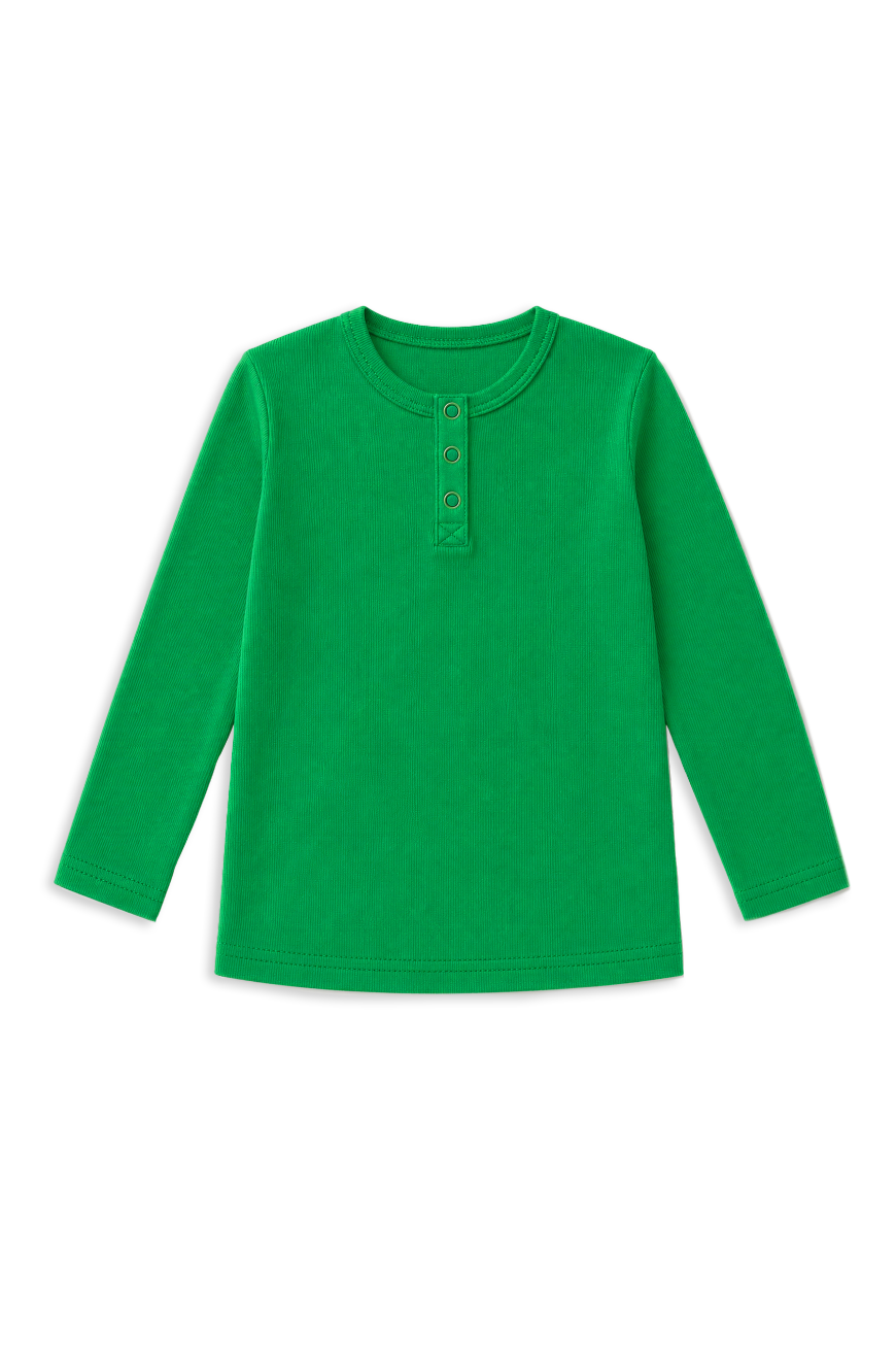 Green Apple Henley