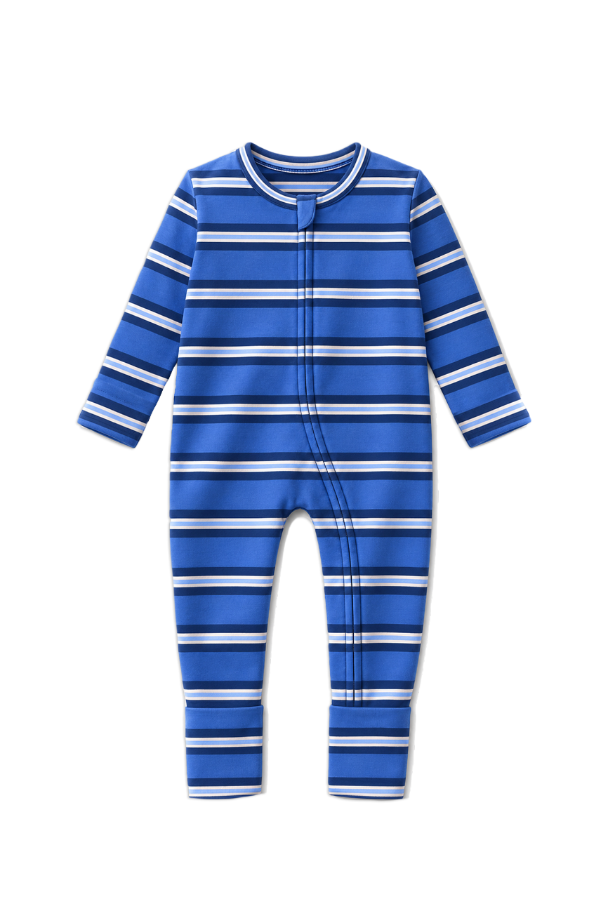 Pacific Stripe Zip Romper